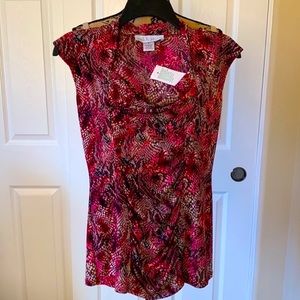 NWT Mel & Jo stretchy top w ruching bodice. Super cute. Excellent condition